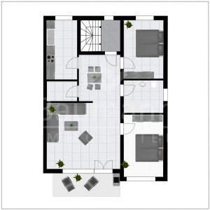 Hauptbild MODERNE WOHNUNG IN LINZ AM RHEIN - HELLES AMBIENTE MIT BALKON